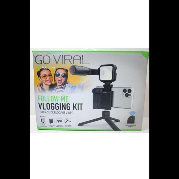 Digipower Follow Me 4-Piece Vlogging Kit & Selfie Stick - Picture 2 of 2